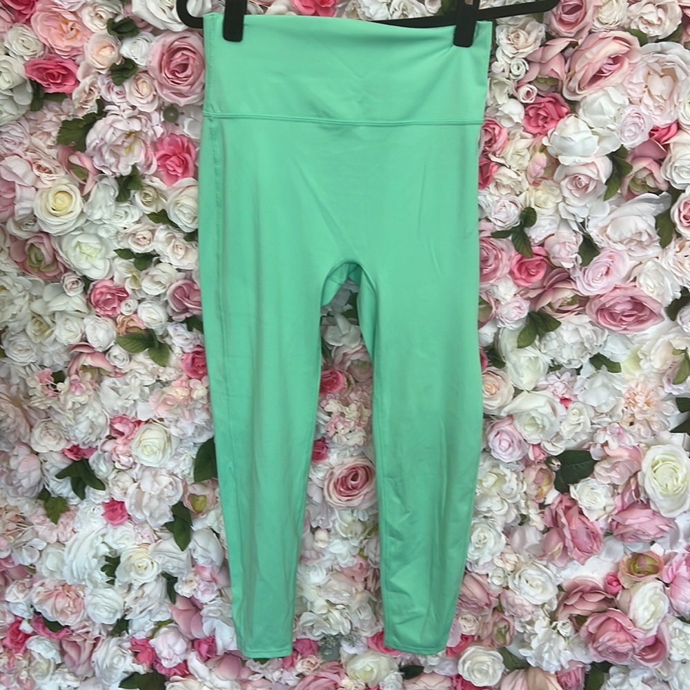 Zenana bright mint green legging ankle length